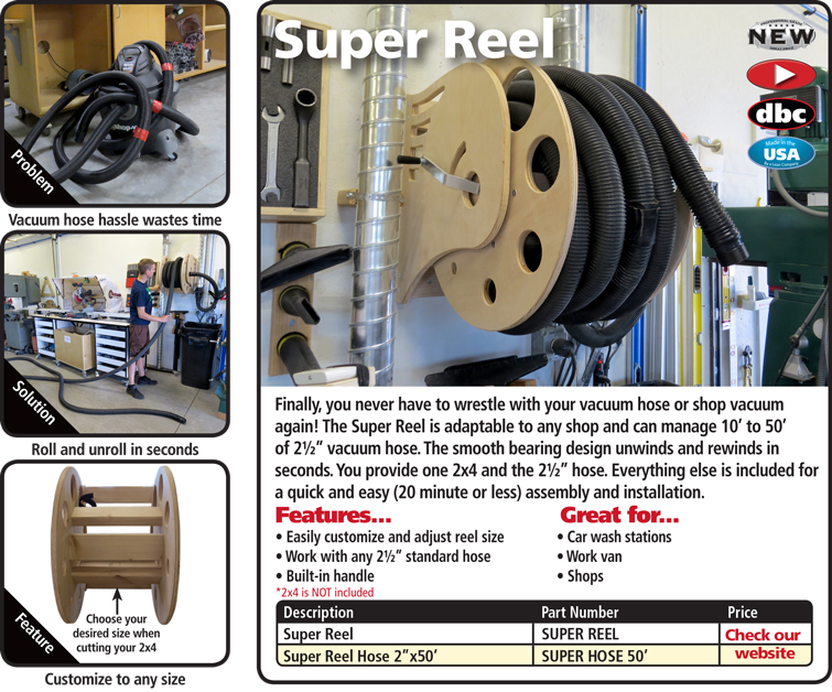 Quick Winder from Reel-A-Pail: Standard Features 