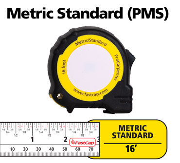 Generic FastCap PSSR16 16 FastPad Standard Reverse Measuring Tape